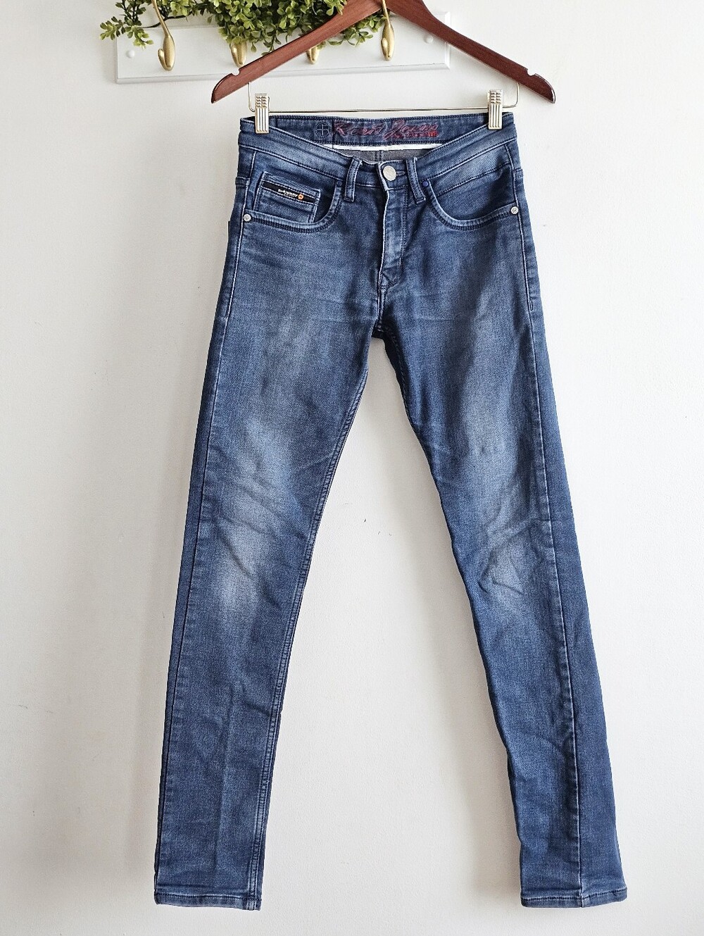 Revit Men’s Jeans Size 28 Blue Skinny Fit Premium Cotton Denim